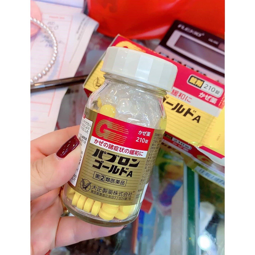 Viên/ Bột uống cảm cúm Pabron Nhật Bản 210v/44 gói