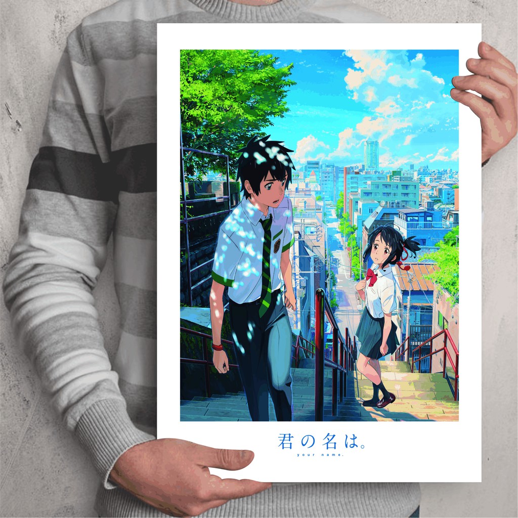 Poster Dán Tường Phim Hoạt Hình Your Name - Tên Cậu Là Gì - Kimi No Na wa