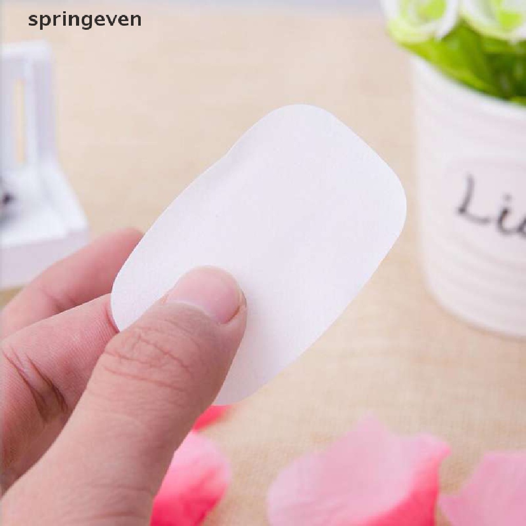 Hộp 20 Giấy Xà Phòng Mini Dùng Một Lần Tiện Dụng Khi Đi Du Lịch