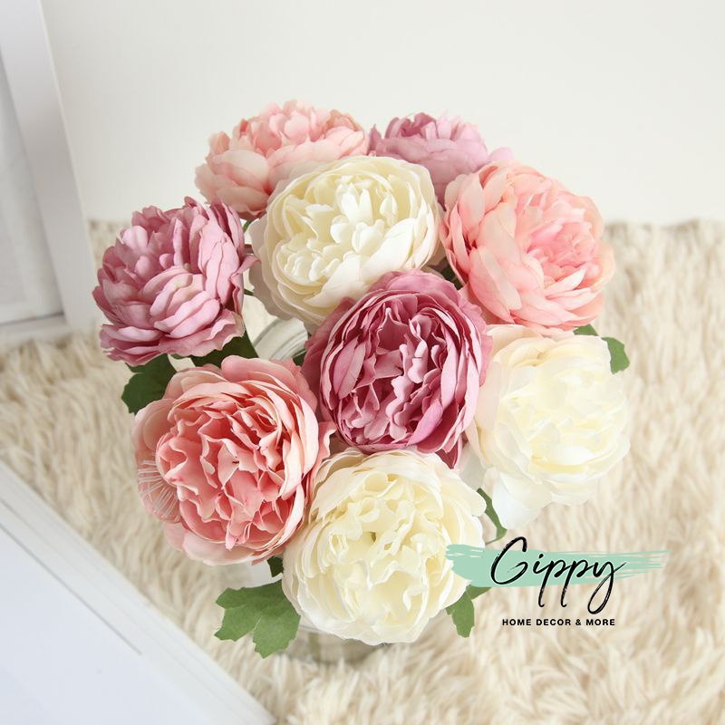 Hoa hồng trà xinh xắn - phụ kiện trang trí chụp hình - Gippy Decor