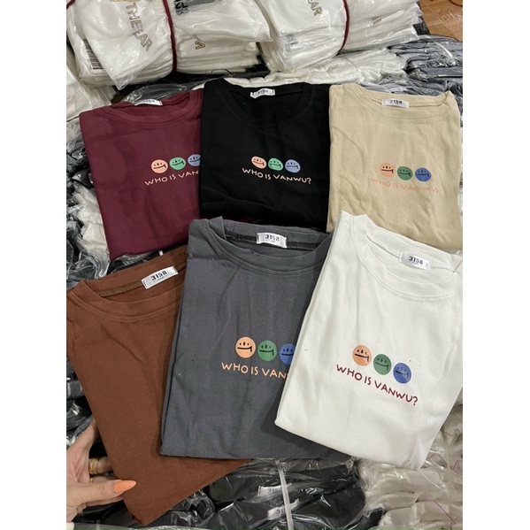 ÁO THUN, ÁO PHÔNG 3158 CHẤT COTTON MẶT NHUNG FORM RỘNG TAY LỠ MÀU BE