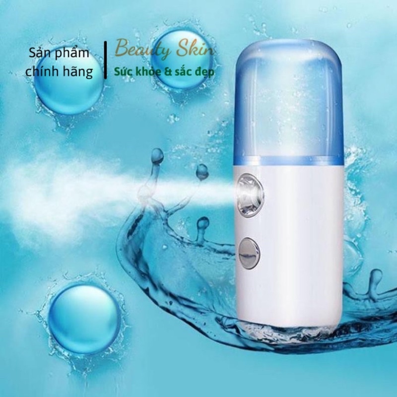 Máy Phun Sương Tạo Độ Ẩm Bình xịt Khoáng Nano Xông Da Mặt Cầm Tay