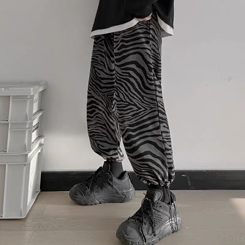 Quần loang ngựa vằn KA Closet from rộng unisex, in 5d không nhòe, hot 2021