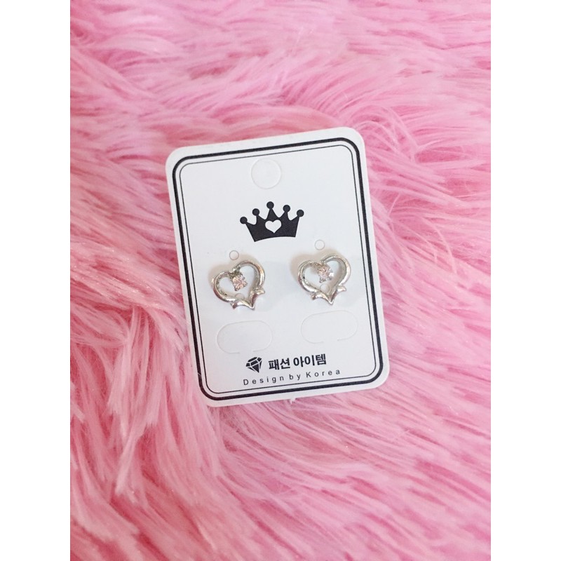 Bông Tai Hình Trái Tim