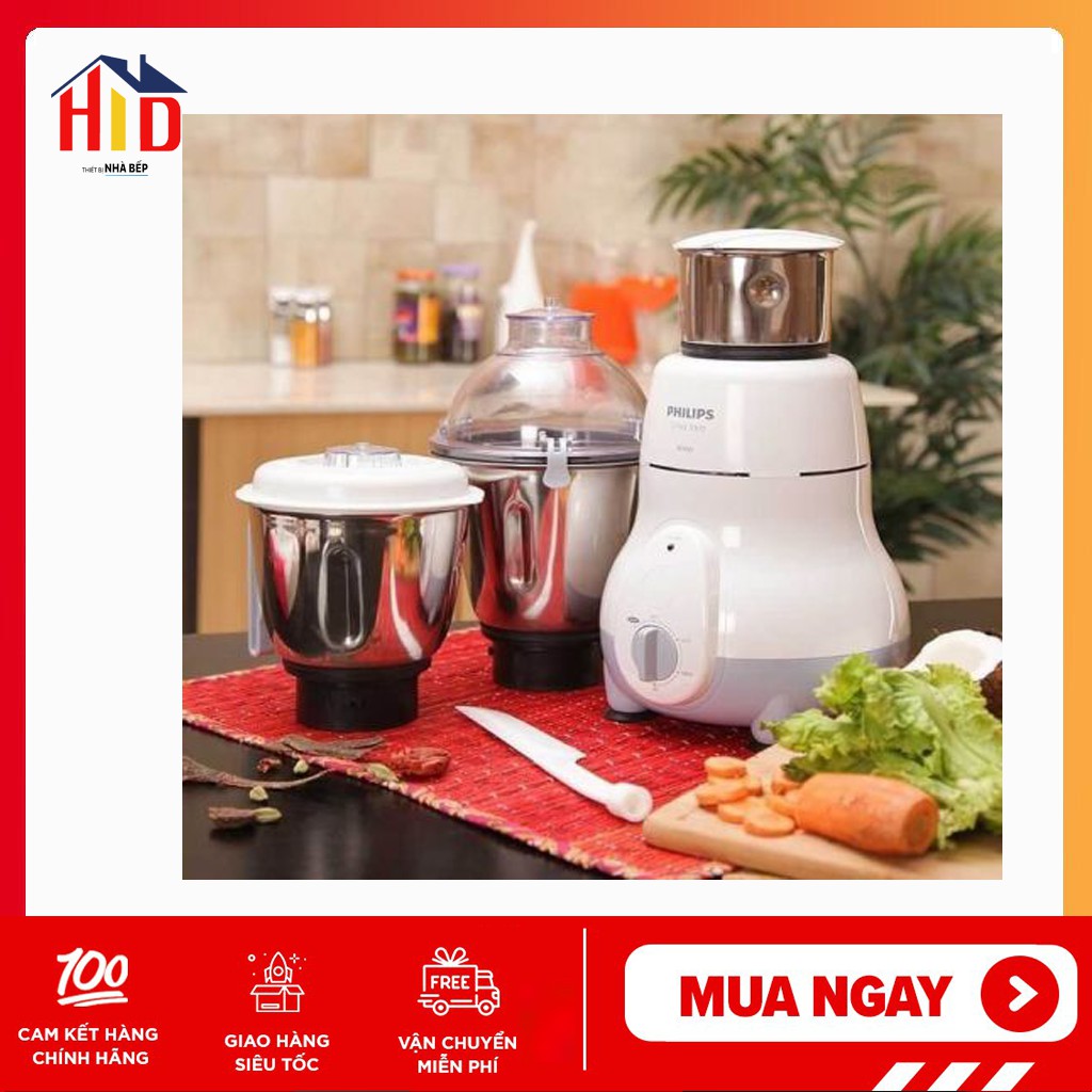 Máy xay đa năng cao cấp Philips HL1643 sản xuất Ấn Độ - bảo hành 24 tháng