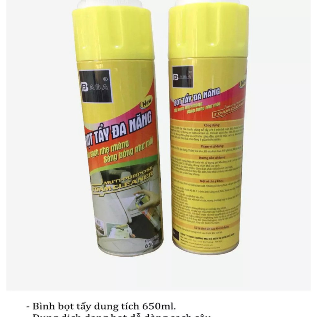 Bình Xịt Tẩy Bếp, Xịt Bọt Tuyết Đa Năng, Tẩy Dầu Mỡ, Tẩy Vết Bẩn LEON OFFICIAL