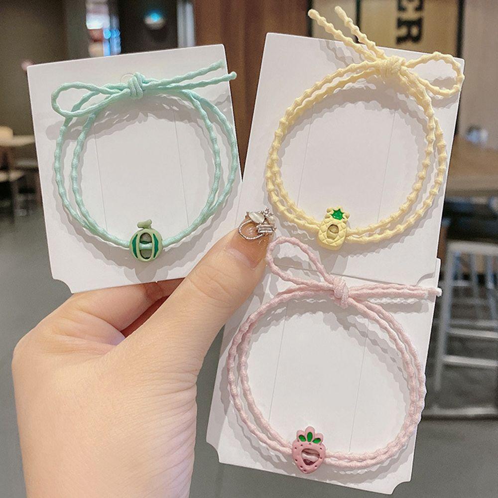 Dây Buộc Tóc Hình Trái Cây Dễ Thương Dành Cho Nữ