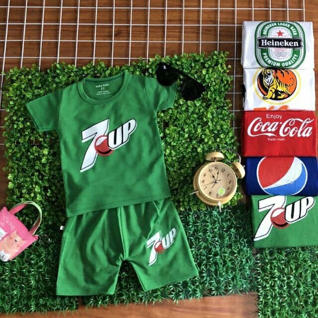 XẢ HÀNG BỘ BÉ TRAI THUN COTTON 4 CHIỀU MỀM MÁT CÓ TAY BỘ NƯỚC NGỌT SIZE 2-3T