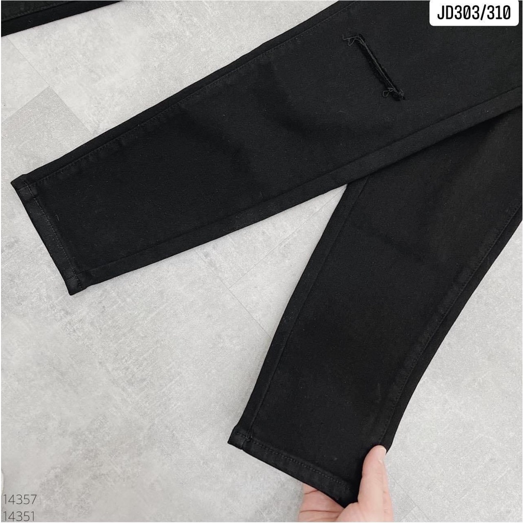 Quần Jean Nam Wash Đen Basic BEACON DENIM Form Slim Fit Phong Cách 304/4020