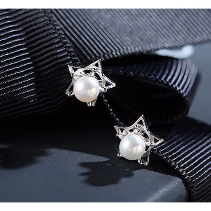 Bông Tai Ngôi Sao Bạc 925 Cao Cấp S536