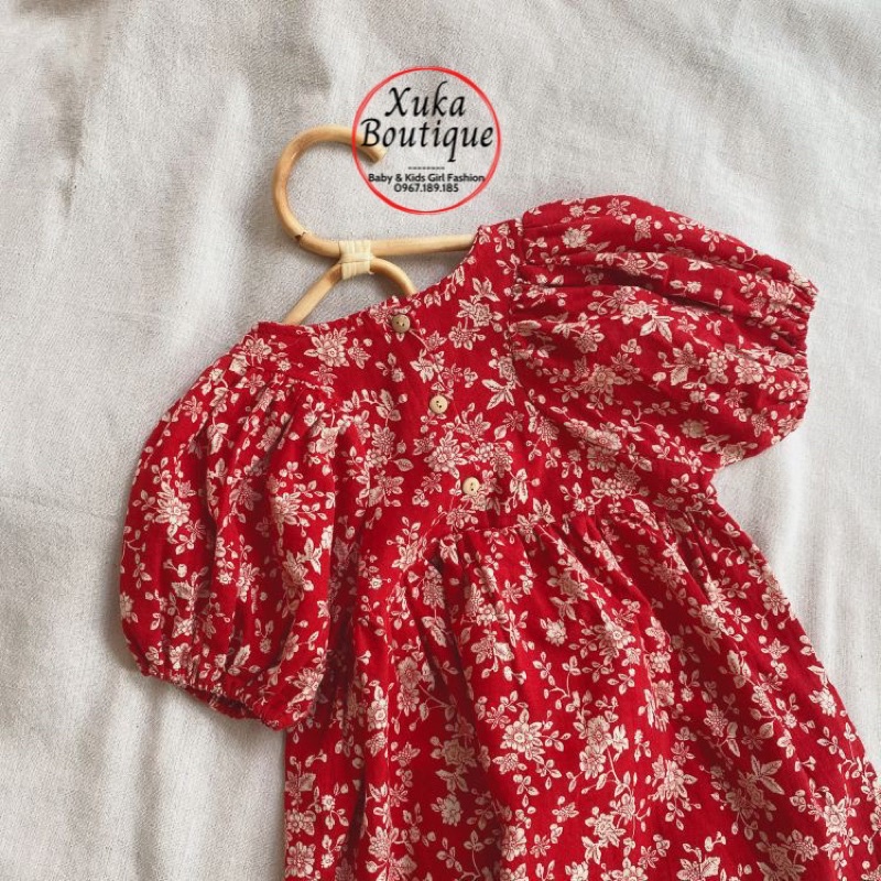 Váy Bé Gái Cộc tay Mùa hè Cho bé 1 - 7 tuổi QCCC đẹp xuất sắc Xuka Boutique