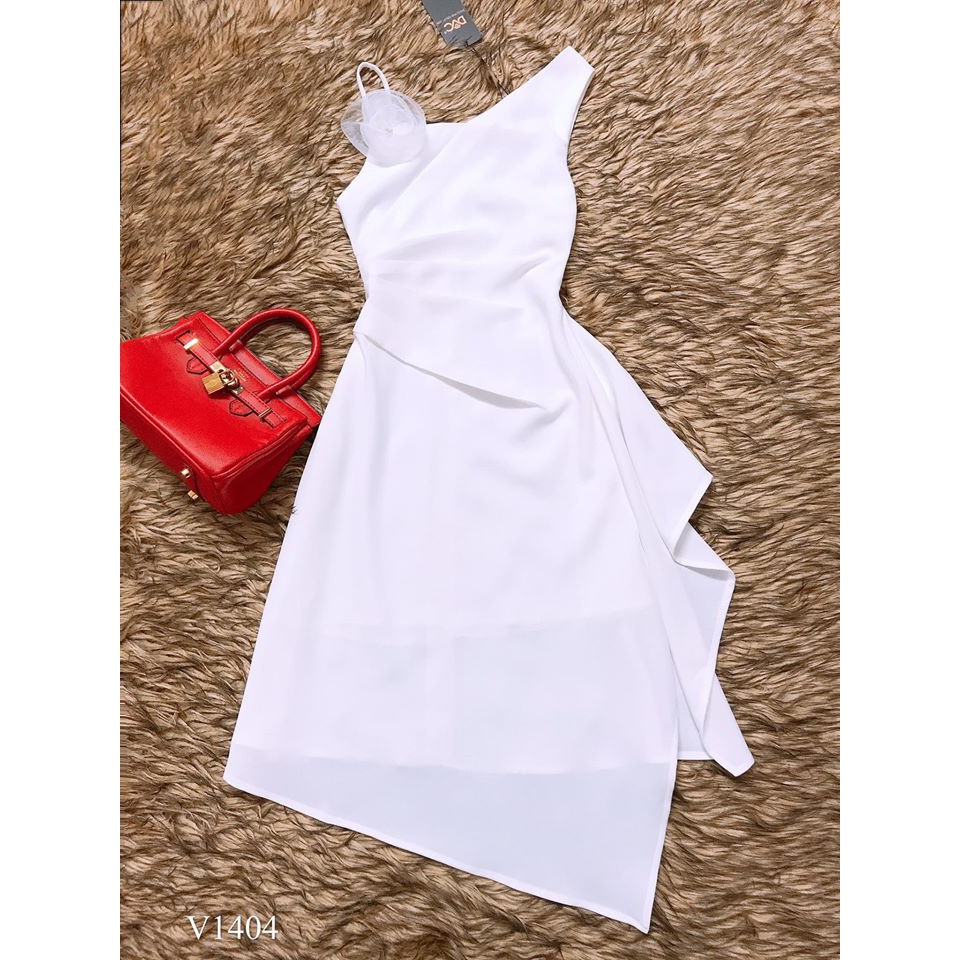 [Nhập WAMAR931 giảm ngay 15k]Đầm trắng lệch vai umi lụa hàng thiết kế V1404_Zin Boutique [Kèm ảnh thật] | BigBuy360 - bigbuy360.vn