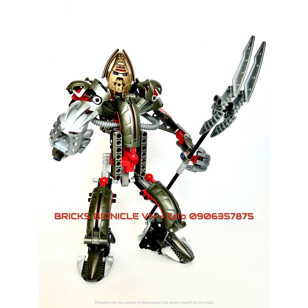 LEGO BIONICLE - ĐỒ CHƠI XẾP HÌNH LEGO BIONICLE - MAKUTA with GOLDEN MASK 8593 - CHÚA TỂ BÓNG TỐI