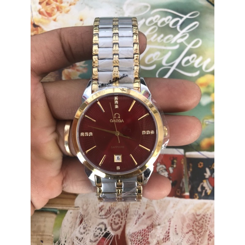 Đồng Hồ Nam Omega 802, dây kim loại, kính saphire chống xước, chống nước | BigBuy360 - bigbuy360.vn