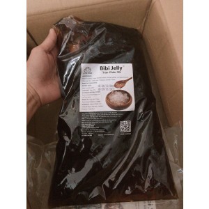 Thạch Trà Sữa 3Q BiBi Jeny đen/túi 2kg/- thùng 6 túi,trân châu Caramel,dai , giòn