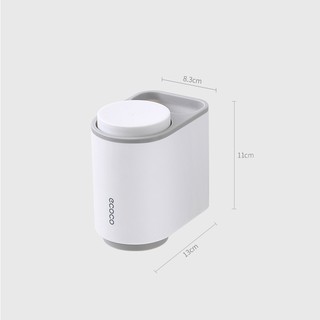 Kệ bàn chải dính tường Ecoco [Kèm 2 cốc]