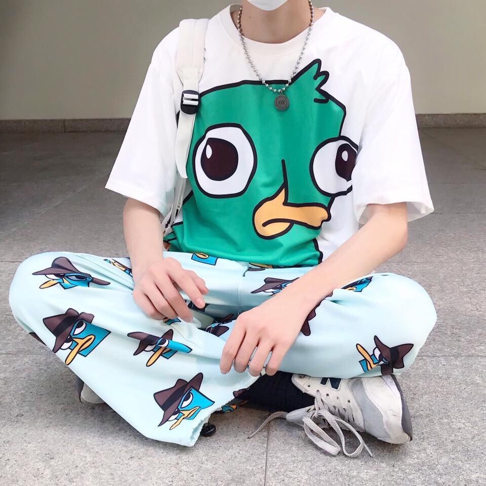 QUẦN DÀI CARTOON HOẠT HÌNH UNISEX NAM NỮ PERRY ELMO Q-015 | BigBuy360 - bigbuy360.vn