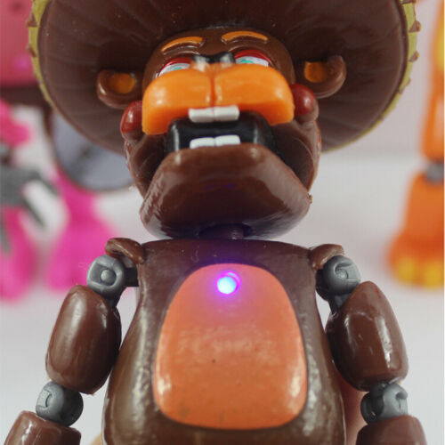 Bộ 6 Mô Hình Nhân Vật Trong Five Nights At Freddy's Có Đèn LED Độc Đáo