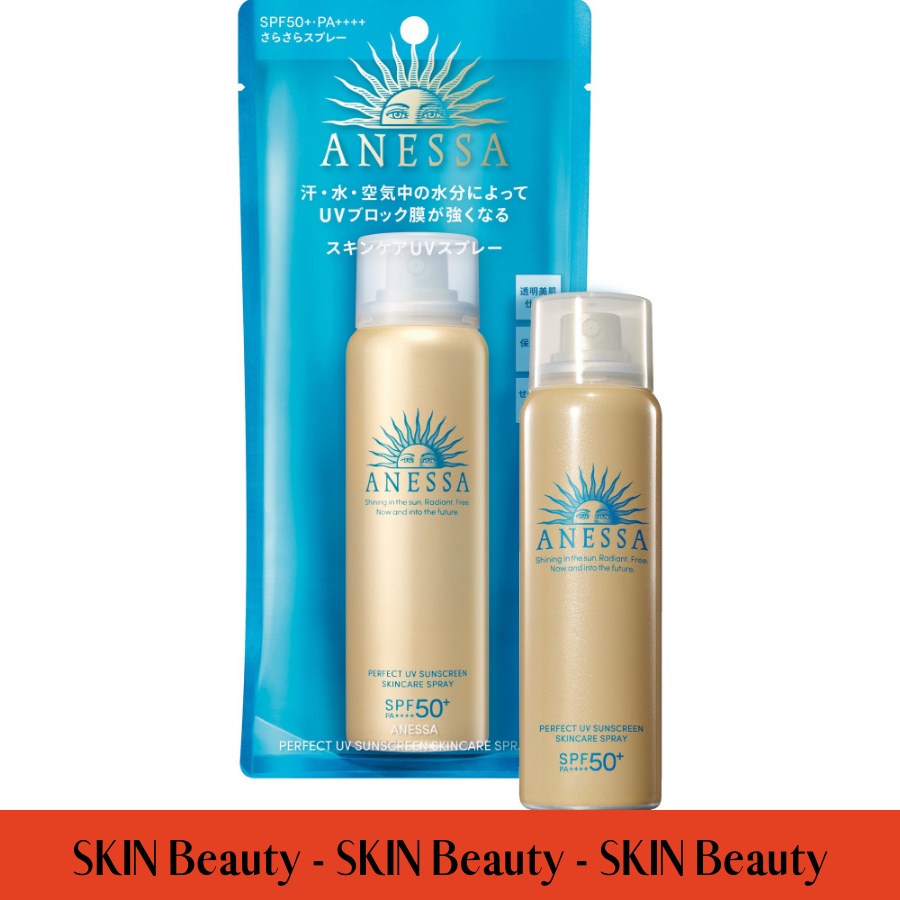 Xịt chống nắng bảo vệ da hoàn hảo Anessa Perfect UV Sunscreen Skincare Spray 60g
