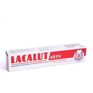✅ kem đánh răng lacalut aktiv đức – chính hãng - lacalut đỏ 75 ml