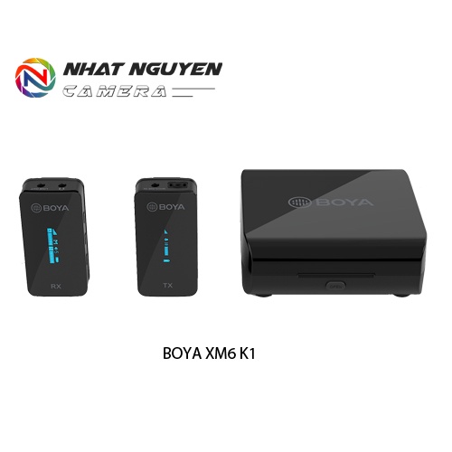 Micro Không Dây BOYA XM6 K1 - BY XM6 K1- Bảo Hành 12 Tháng