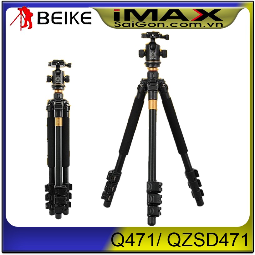 [Mã 159ELSALE hoàn 7% đơn 300K] CHÂN MÁY ẢNH TRIPOD BEIKE Q-471