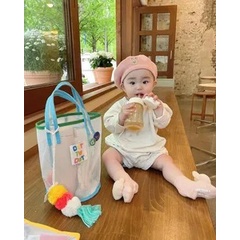 Túi Xách Vải Lưới Trong Suốt Nhiều Màu Phong Cách Hàn Quốc Cho Mẹ Bỉm Sữa