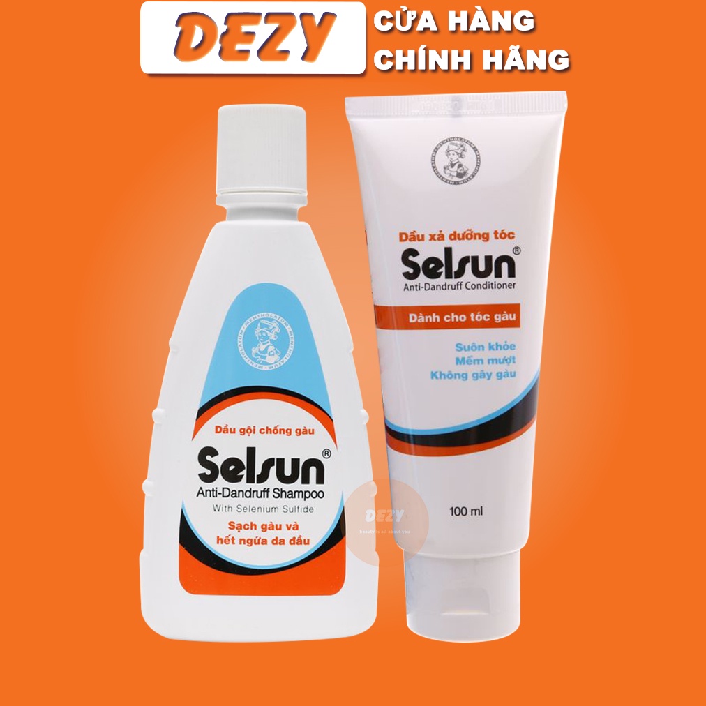 Dầu Gội Đầu Selsun Shampoo Chống Gàu CHÍNH HÃNG Rohto Chăm Sóc Tóc Dưỡng Tóc - Dầu Gội Dược Liệu Tóc Uốn Nhuộm Tóc Dezy