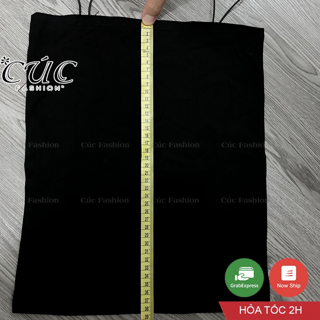 Áo 2 dây nữ trơn đen trắng đẹp không đệm cotton co giãn tốt cao cấp Cúc Fashion áo hai dây bún A015 | BigBuy360 - bigbuy360.vn