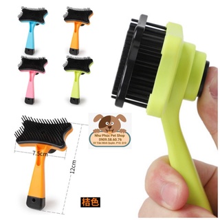 🐶😺 Lược chải lông chó mèo có nút bấm