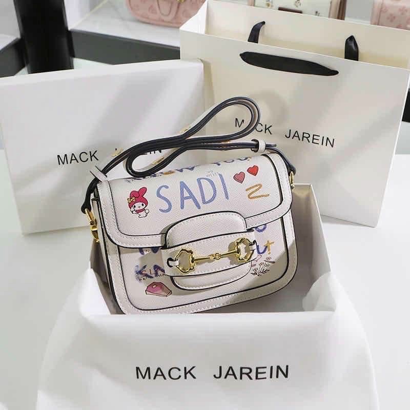 Túi đeo chéo kẹp nách hoạ tiết đáng yêu độc đáo( có ảnh thật)