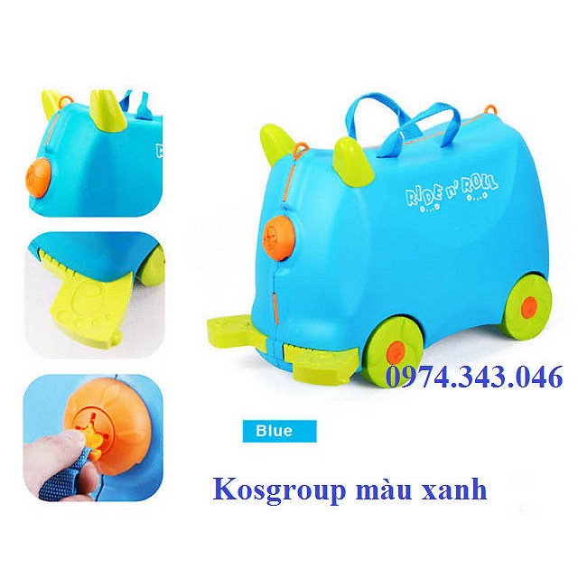 vali du lịch Kosgroup màu xanh dương