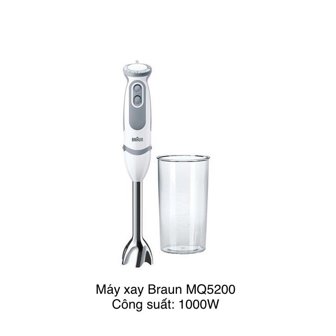 Máy xay cầm tay Braun MQ5200 Soup Vario, Chính Hãng