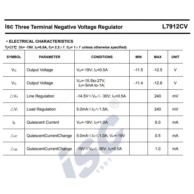 Linh kiện L7912CV DIP TO-220