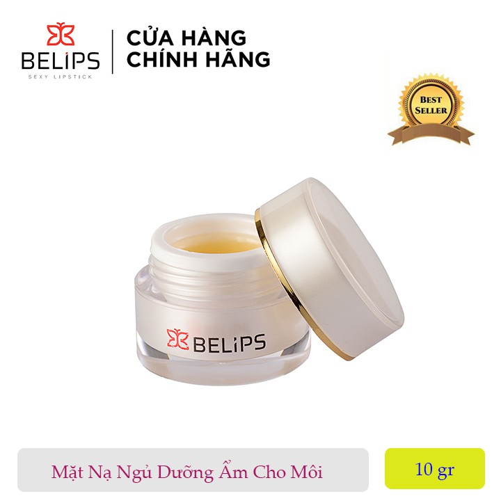 Mặt Nạ Ngủ Môi BELIPS Môi Hồng Tái Sinh làm hồng môi, loại bỏ tế bào chết, dưỡng môi