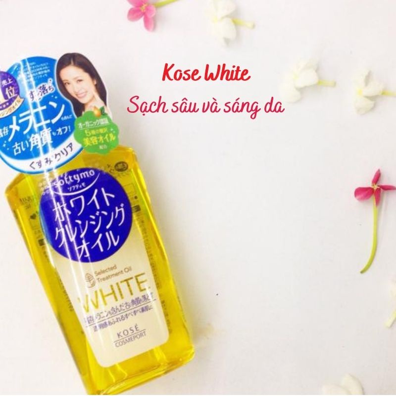 Dầu tẩy trang làm sạch sâu Kose Softymo Cleansing Oil 230ml Nhật Bản