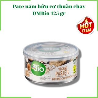 Pate nấm hữu cơ thuần chay chính hãng DMBio 125 gr