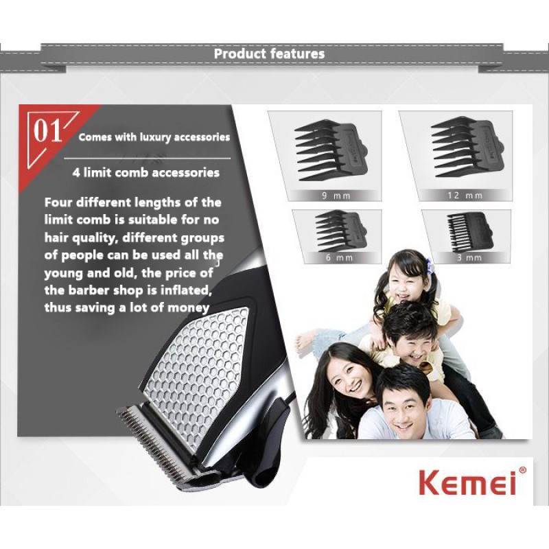 Tông Đơ Cắt Tóc Chuyên Nghiệp Kemei KM-4640