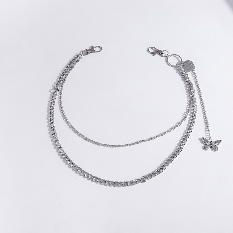 Youyo Dây Chuyền Nhiều Lớp Mặt Hình Bướm Trái Tim Quyến Rũ Cho Thanh Thiếu Niên