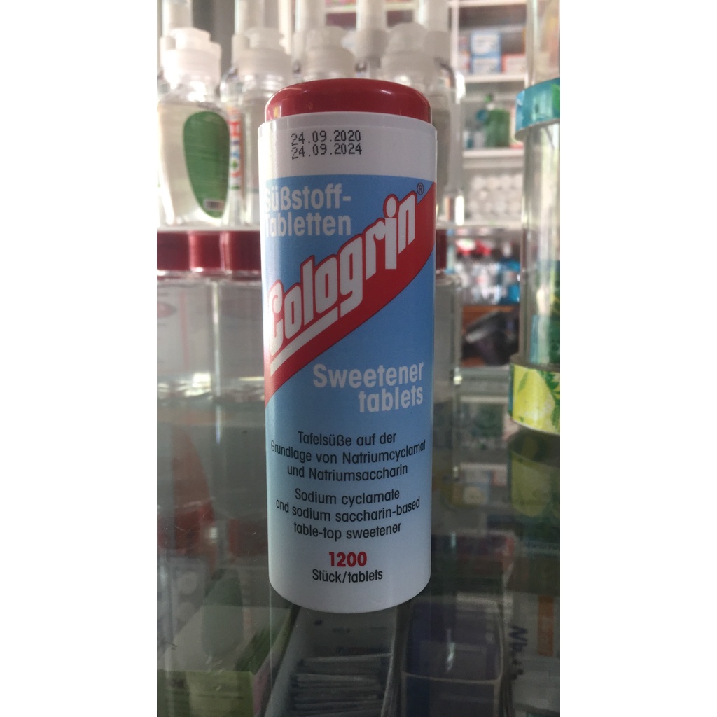 Đường viên Cologrin Sweetener Tablets 1200 viên - Dùng cho người tiểu đường, ăn kiêng