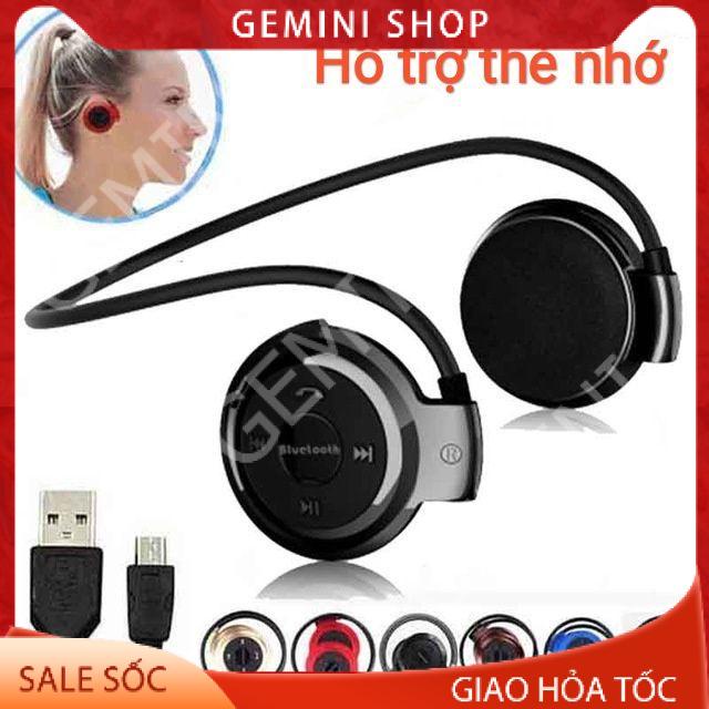 Tai nghe Bluetooth hỗ trợ thẻ nhớ móc tai mini Model 503