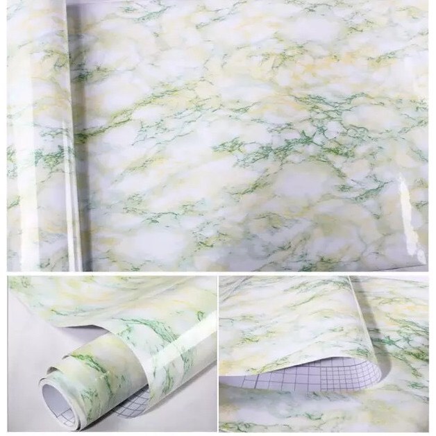 Giấy dán bếp decal giả vân đá 3D chịu nhiệt chống nước chống dầu mỡ dễ dàng lau chùi (1.2x0.5m dài)