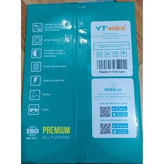 Giấy A4 VTOnline định lượng 70