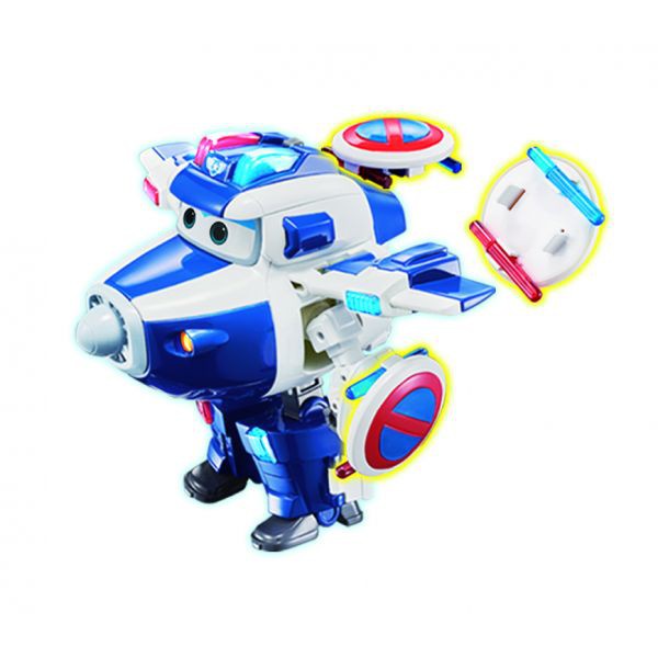 Robot Biến Hình Cỡ Lớn Có Đèn Và Âm Thanh nhân vật Superwings siêu cấp