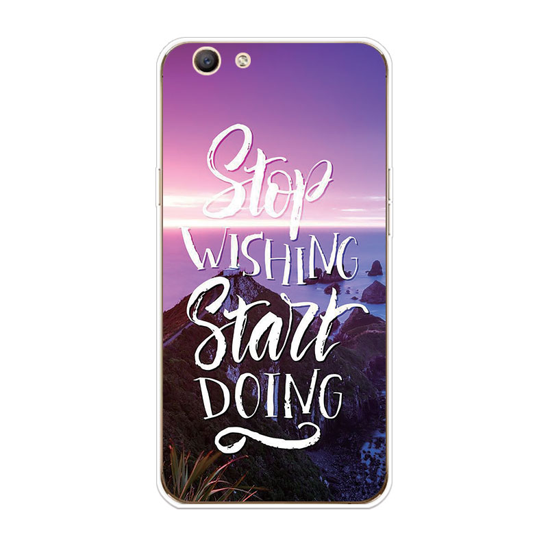 1Ốp lưng TPU mềm Oppo A71 A73 A77 A83 A1 F5 phong cảnh hoa văn | BigBuy360 - bigbuy360.vn