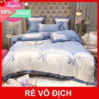Grap Thêu Nơ Tiểu Thư Chân Phối Bèo Điệu Đà