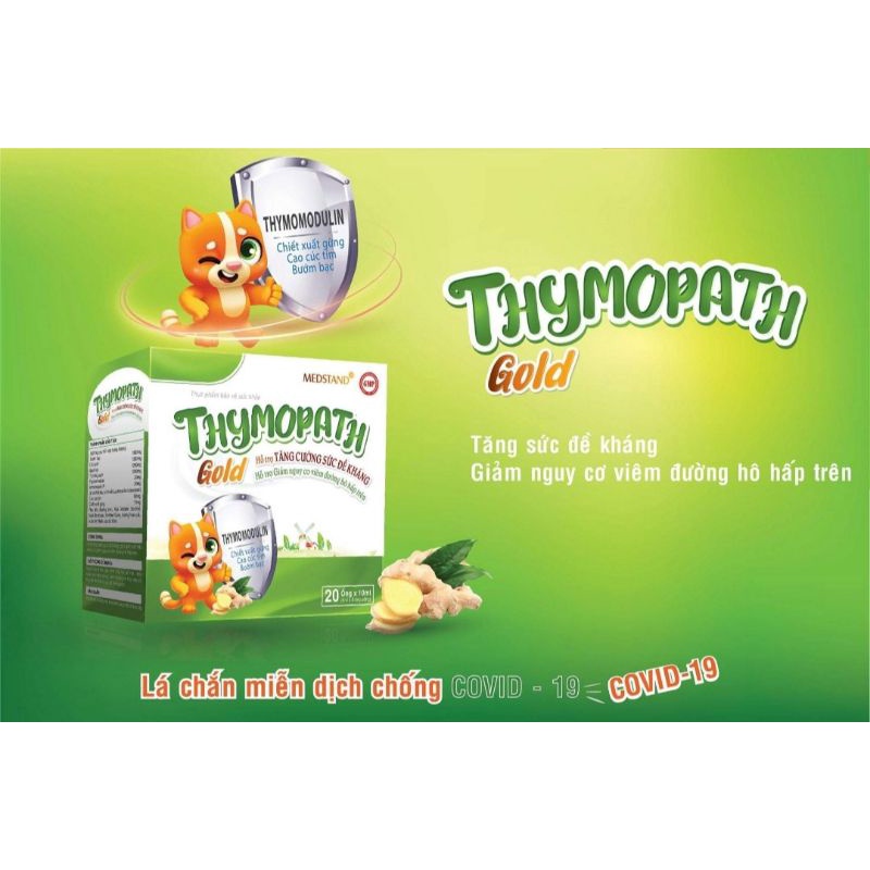 THYMOPATH GOLD - Hỗ trợ tăng cường sức dề kháng cho bé từ 6 tháng tuổi
