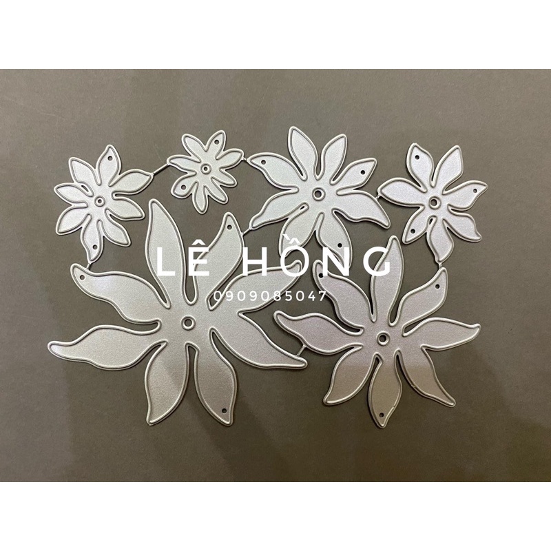 Khuôn hoa thược dược nhỏ