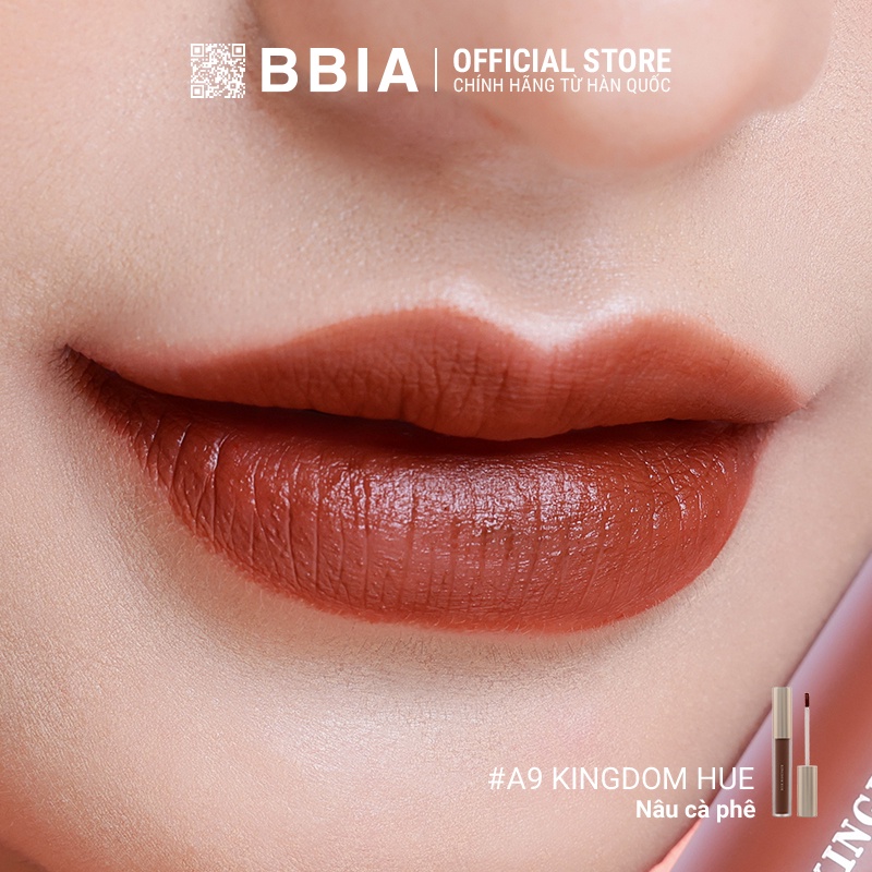 Son Kem Lì Bbia Last Velvet Lip Tint Asia Edition Version 2 - A9 Kingdom Hue- Bbia Official Store