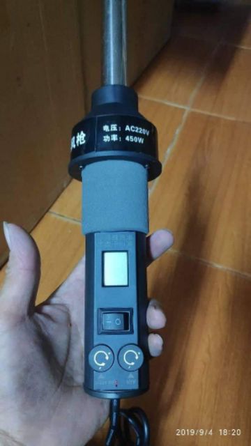 Máy khò potable 8018 LCD